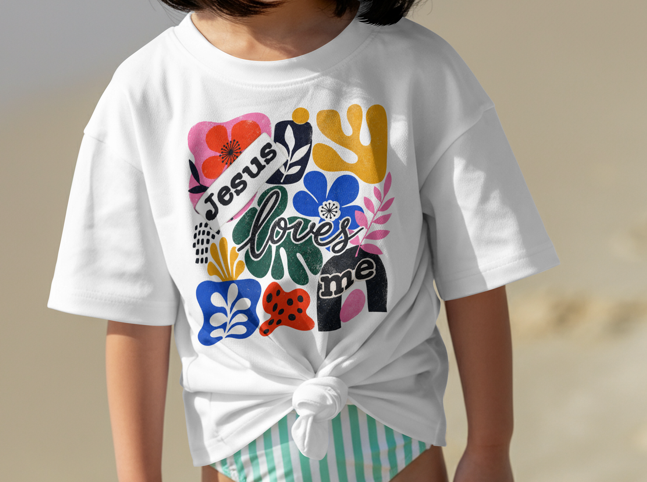 Jesus Loves Me Loose Fit Tee
